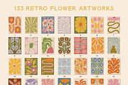 Retro Posters Groovy Flower Market, a Decorative Illustration by Ayya Studio (Thumbnail 14 of 16)