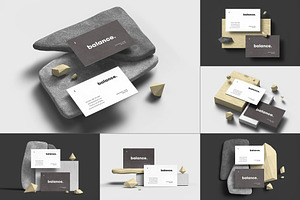 Business Card Mock-up 85x55, an Advertising Mockup by zippypixelstudio