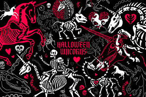 Halloween unicorns