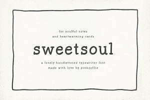 Sweetsoul | Handlettered Serif Font