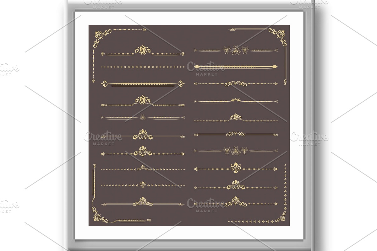 Set of Vector Horizontal Patterns, a Decorative Illustration by FineArtStudio (Photo 2 of 3)