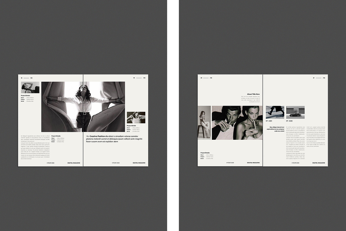 NOVA | Magazine & Book Layout, a Magazine Template by TemplateFolio-Shop (Photo 9 of 15)