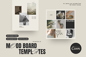 Elegance & Aesthetic CANVA Moodboard