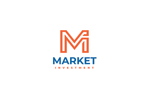 Market Investment Initial M MI Logo, a Branding & Logo Template by yopie