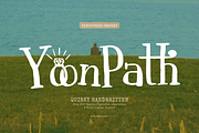 Yoon Path | Quirky Handwritten, a Handwritten Font by Denustudios (Thumbnail 1 of 12)
