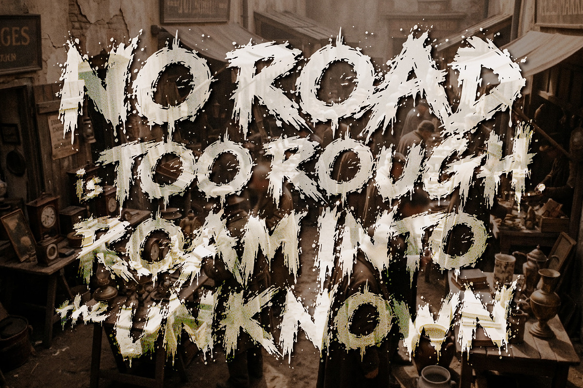 RAVANGE BUSTERS - Bold Grunge Chaos, a Handwritten Font by HypeWorksCo (Photo 5 of 12)