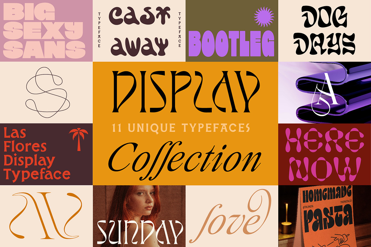 Display Font Collection, a Slab Serif Font by Tropical Type (Photo 1 of 46)