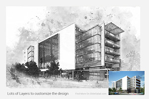 Architecture Sketch Photoshop Action