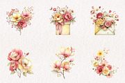 Whimsical Mother's Day Flowers Clipa, an Illustration by CreationArt (Thumbnail 3 of 10)