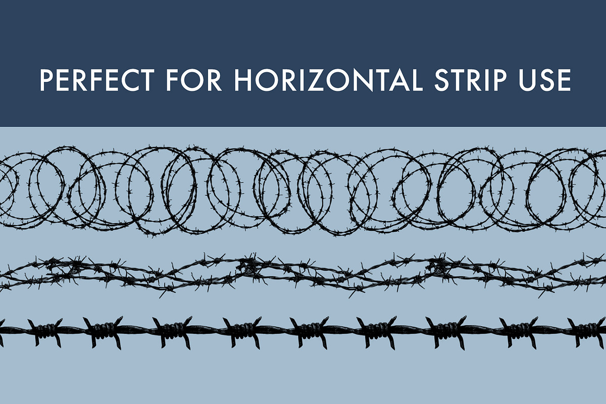 Barbed Wire Brush Set, a Brush Add-On by Zsolt Kosa Art (Photo 3 of 6)