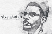 Viva Sketch Photoshop Action, an Action Add-On by ridvanpars (Thumbnail 1 of 11)