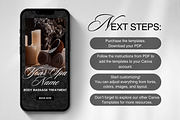 Massage Therapy Instagram Templates, a Social Media Template by DesignsbyMariaStudio (Thumbnail 8 of 9)