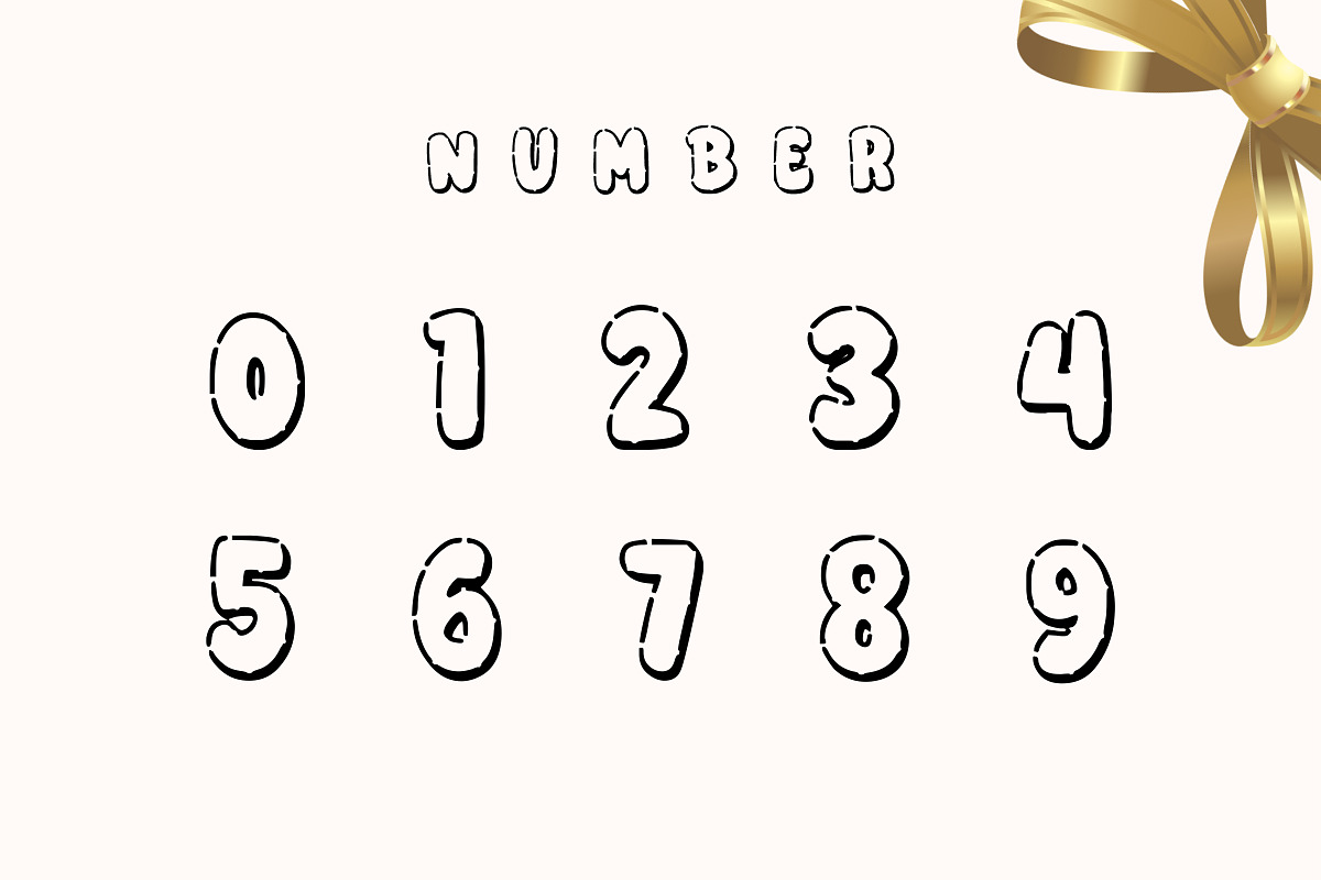 Holiday Cheerful, a Font by Limited.studio (Photo 6 of 6)