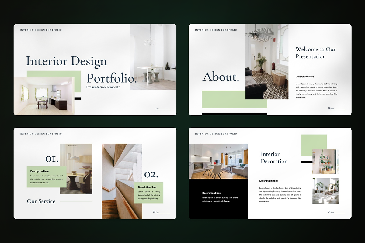 Interior Design Google Slide, a Presentation Template by SquidPixey (Photo 2 of 7)