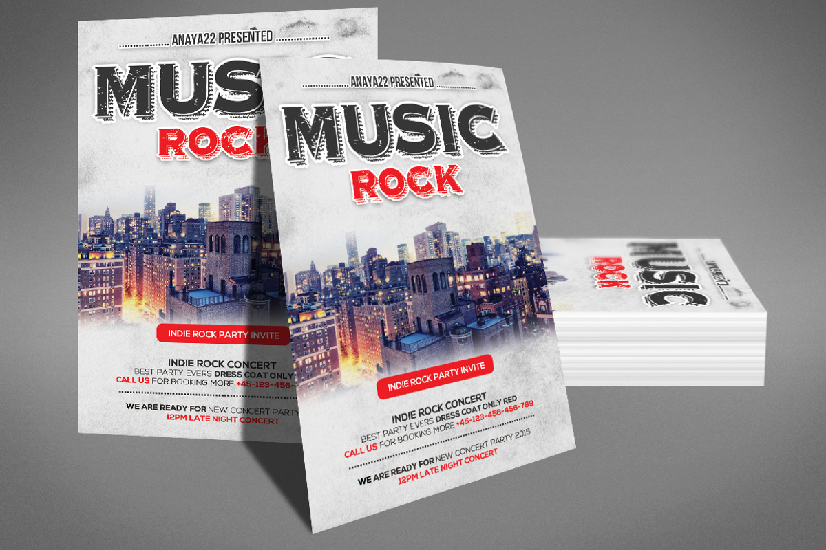 Music Concert Flyer, a Flyer Template by Graphic Templates (Photo 2 of 4)