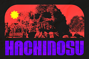 HACHINOSU - Bold Display Font, a Sans Serif Font by aditvest (Thumbnail 1 of 6)
