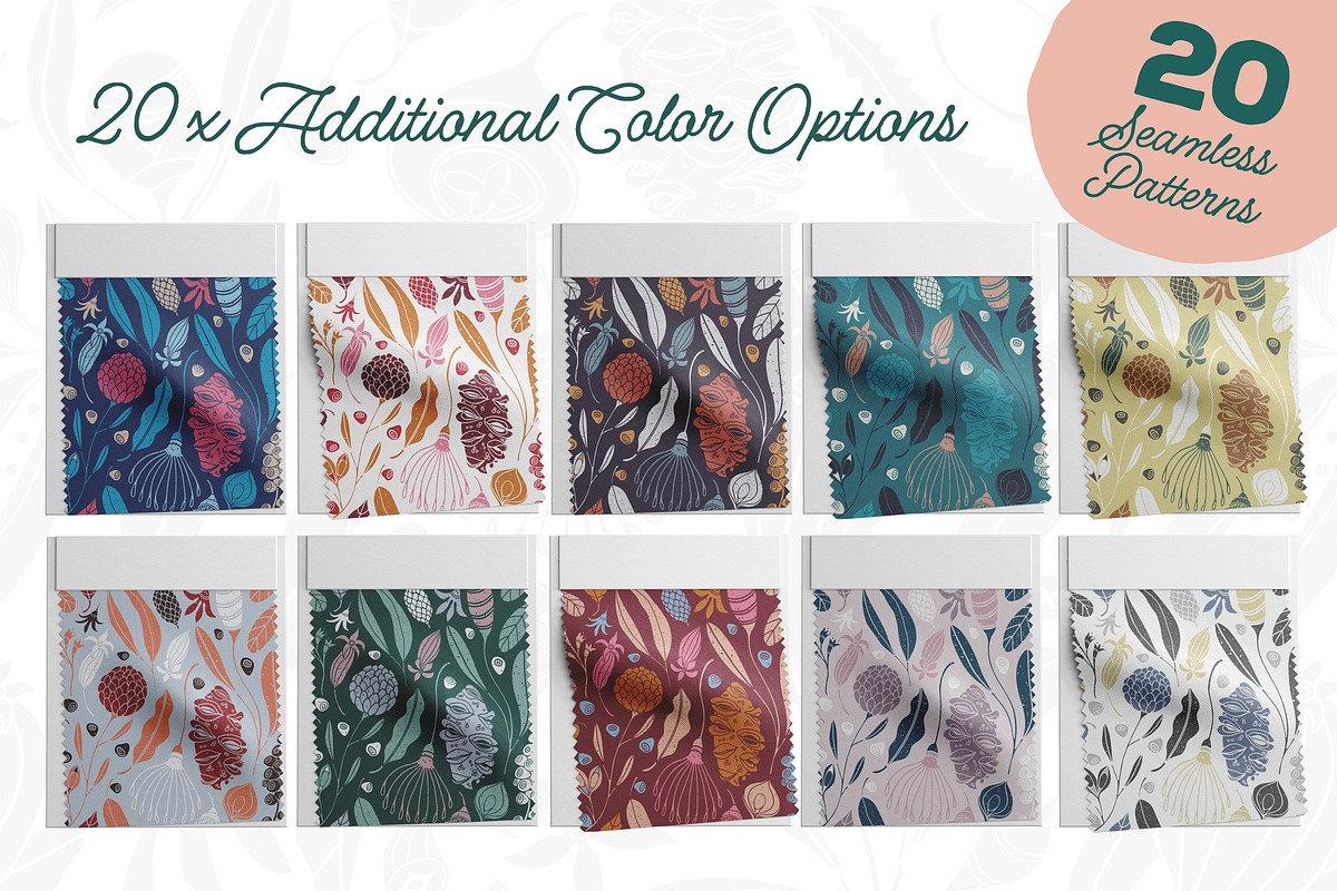 Australian Bush Florals Vector Set, a Pattern Graphic by rouxsupplyco (Photo 4 of 13)