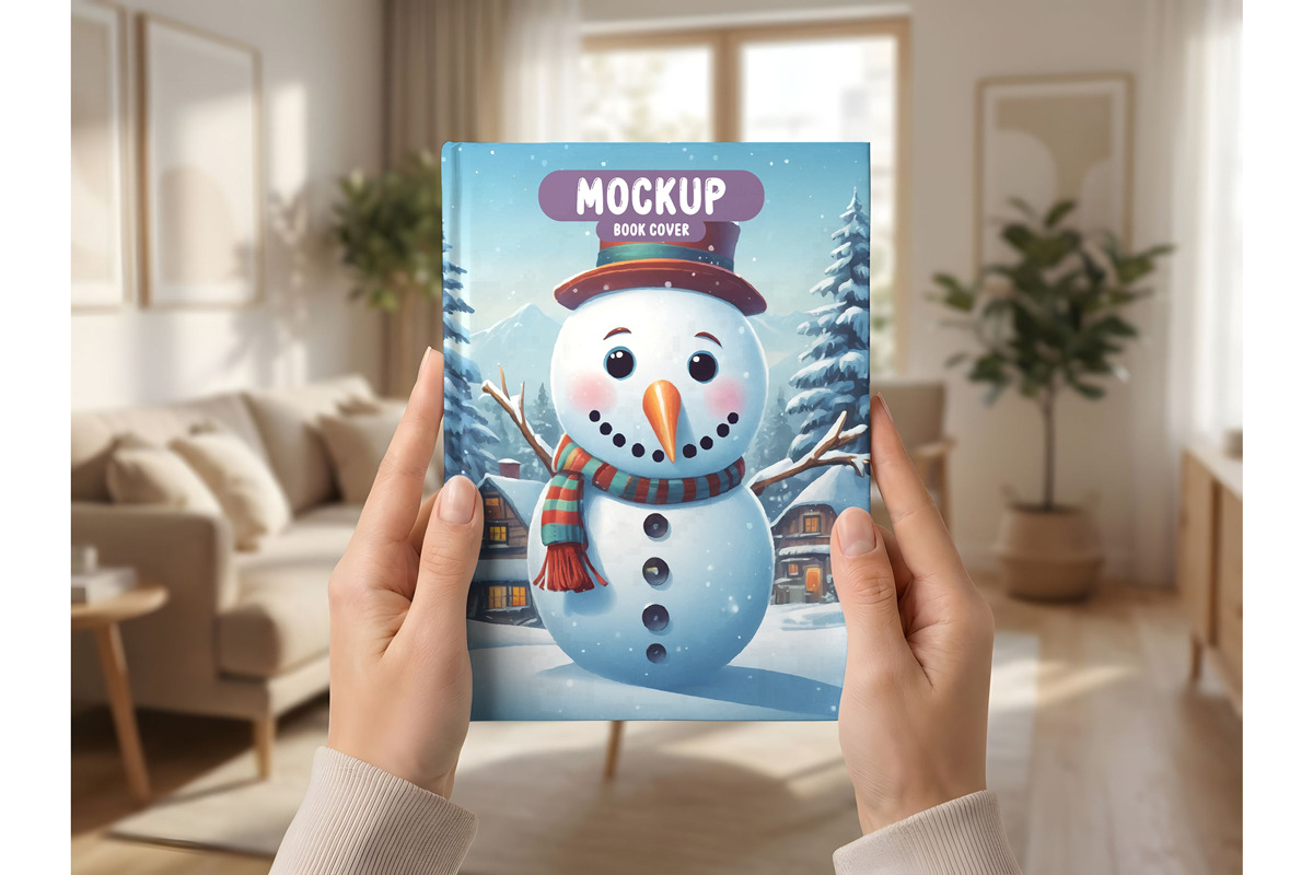 8.5x11 hardcover book mockup, an Advertising Mockup by Rami's Mockups (Photo 3 of 3)