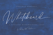 Whitebeard | Handwritten font, a Handwritten Font by Rissyletter Studio (Thumbnail 1 of 10)