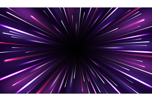 Radial motion effect. High speed, a Technology Illustration by Frogella