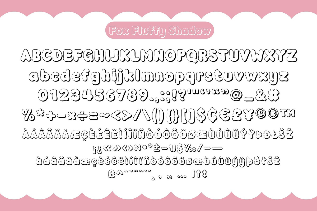 Fox Fluffy 5 Fonts Style, a Handwritten Font by Fox7 By Rattana (Photo 10 of 11)