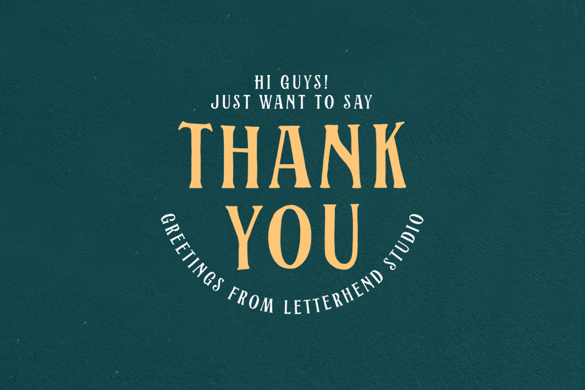 Alburgone - Display Typeface, a Font by Letterhend Studio (Photo 9 of 9)