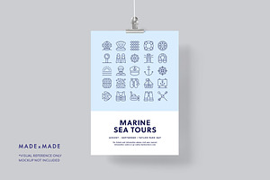 Nautical Line Icons