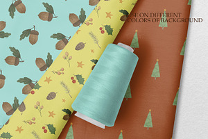 Christmas Digital Papers, Patterns