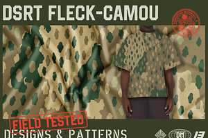 Desert Fleck Camo Seamless Pattern
