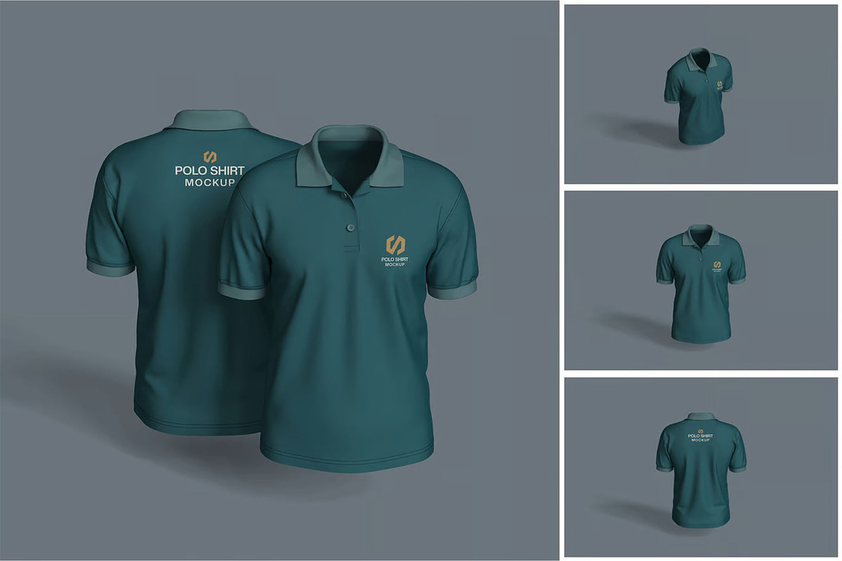 Polo Shirt Mockup, a Shirt Mockup by xcreativeartstudio (Photo 1 of 5)