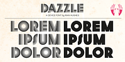 Dazzle, a Sans Serif Font by Device (Thumbnail 3 of 6)