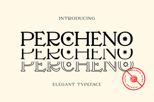 Percheno Elegant/Classy Font
