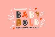 BabyBold Font for KID'S, a Font by Nonceni (Thumbnail 1 of 17)