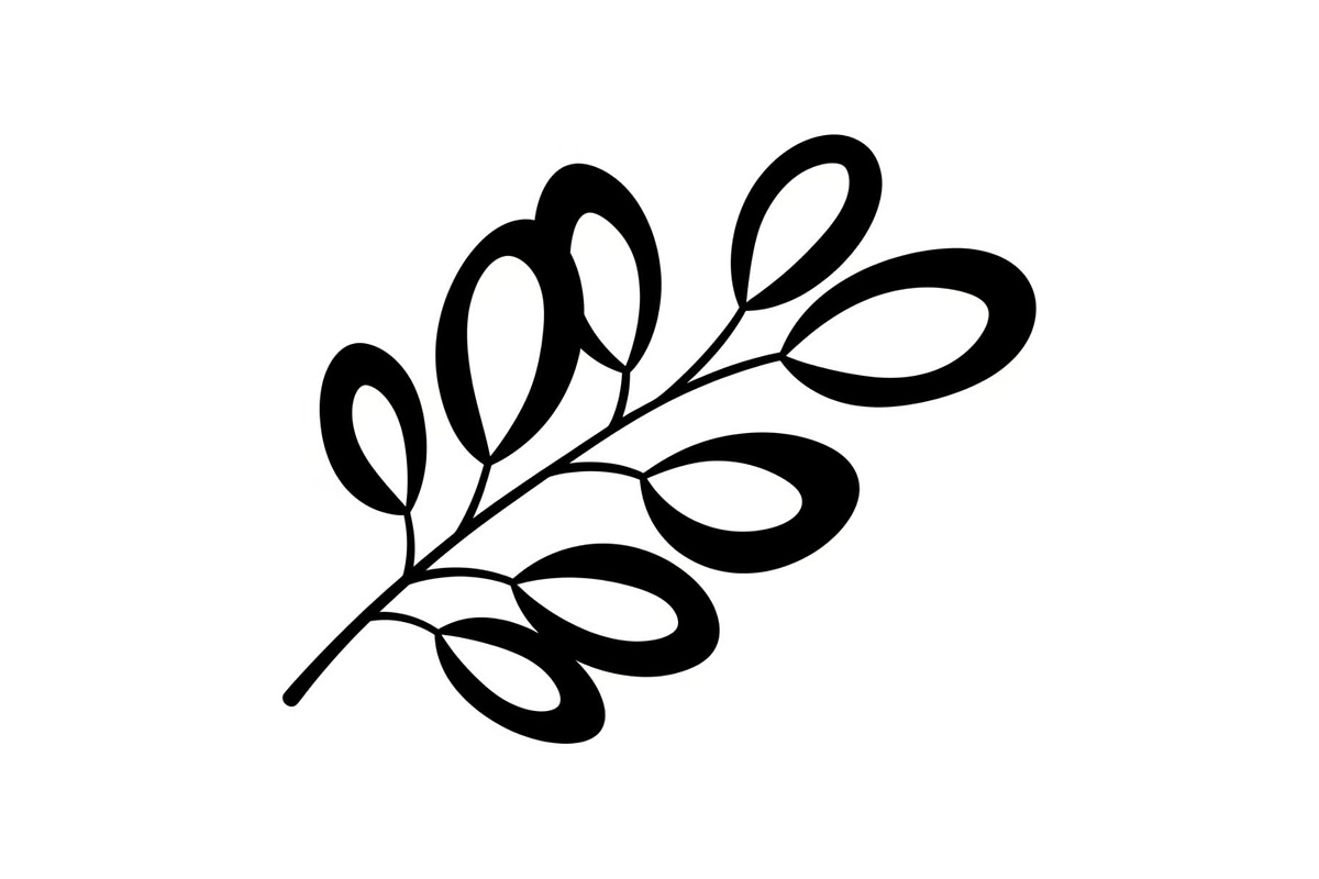 Botanical Leaf Silhouette Bundle, an Illustration by Creativeshirt (Photo 27 of 51)