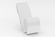 Vertical Curve Screen Phone Mockup, a Product Mockup by McLittle Stock (Thumbnail 2 of 3)