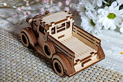 Small Vintage Truck - Laser Cut File, an Object Graphic by VectorPainter (Thumbnail 14 of 21)