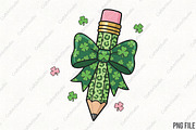 St Patricks Day Teacher Coquette PNG, an Illustration by CraftArtStudio (Thumbnail 1 of 4)