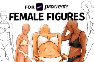 Procreate Female Figures Stamps