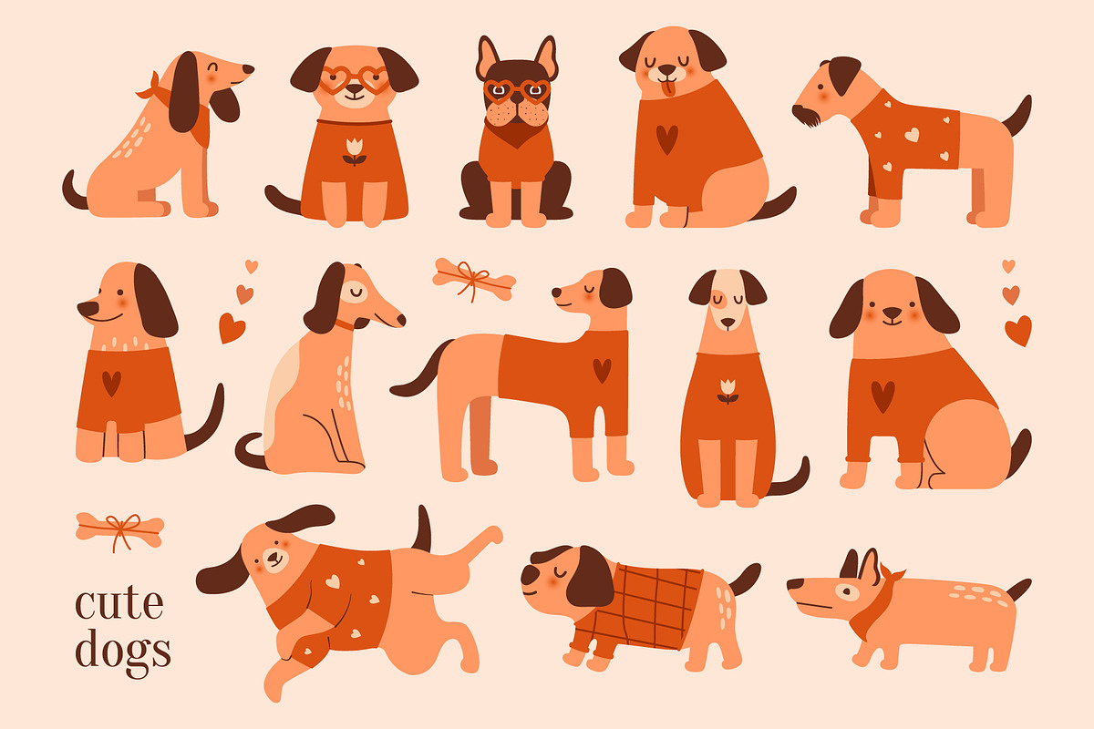 National Dog Day. Adopt a dog!, an Animal Illustration by Renberrry.Store (Photo 7 of 12)