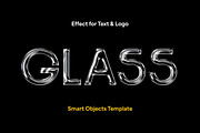 Glass Text & Logo Effect, a Layer Style Add-On by Design Squad (Thumbnail 1 of 4)