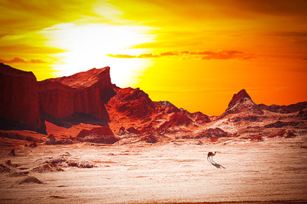 The moon in the Moon Valley., a Photo by Pictures for you!!!!!!!!!