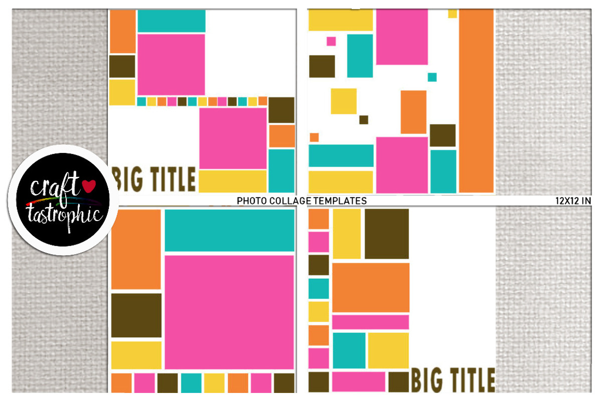 Photo Collage: Blocks 1, a Stationery Template by Craftastrophic-Stuff