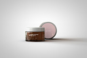 Amber Cosmetics Pot Mock-Up, a Household Mockup by TSOBG (Thumbnail 4 of 15)