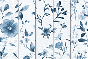 Wildflower Bliss Patterns Set 09, a Pattern Graphic by Maishop (Thumbnail 3 of 3)
