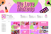 Makeup Beauty Etsy Shop Kit, a Branding & Logo Template by SunshineStudioBoutique (Thumbnail 8 of 11)