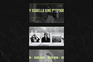 Isabelle June Squarespace Template