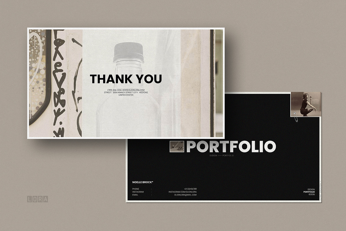 Minimal Portfolio Presentation, a Presentation Template by Olion Lora (Photo 8 of 9)