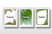 Tropical Palm Leaves posters., a Poster Template by Leo Edition (Thumbnail 6 of 9)