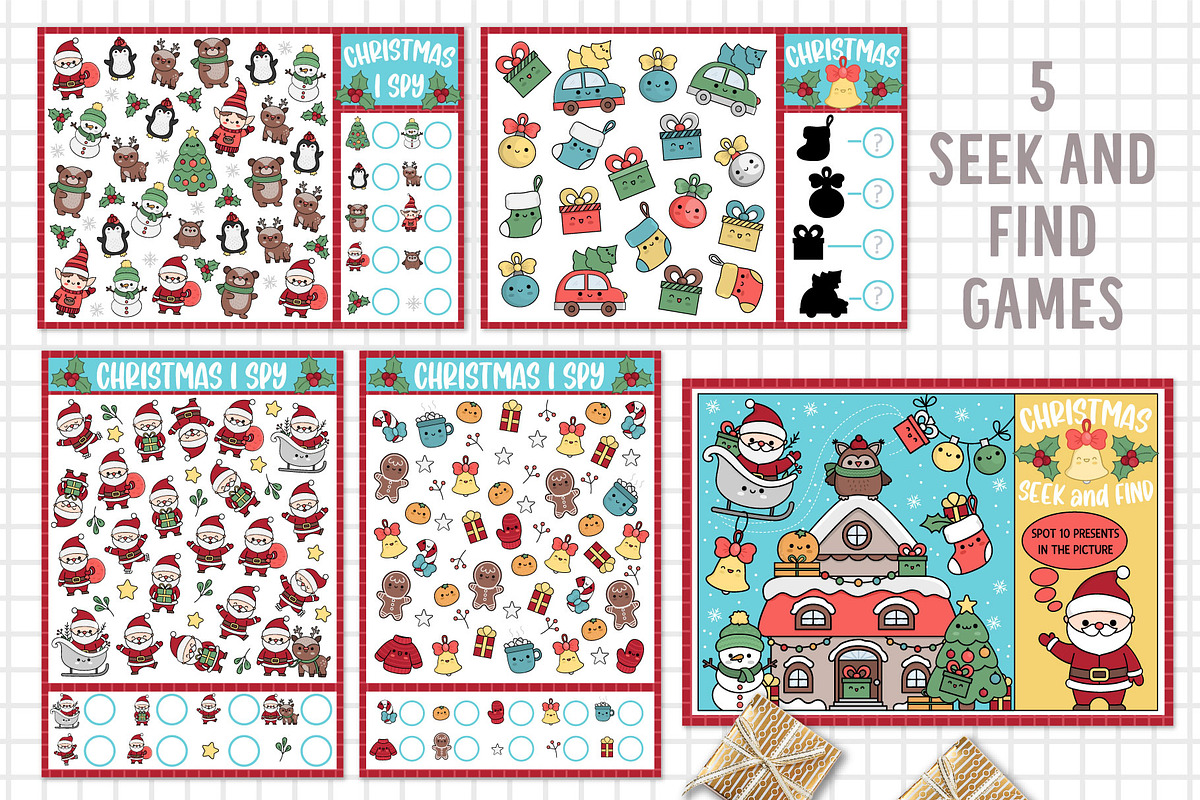 Kawaii Christmas games, an Animal Illustration by Lexi Claus (Photo 5 of 12)