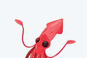Giant Squid Vector Art, an Animal Illustration by MISS CHATZ (Thumbnail 3 of 3)